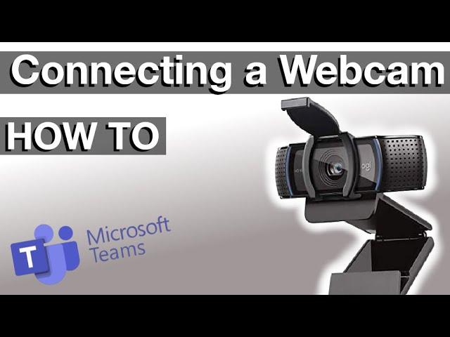 Connect Logitech Webcam on a Monitor (How to use C920e)