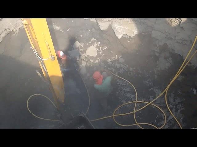 Water well digging in India