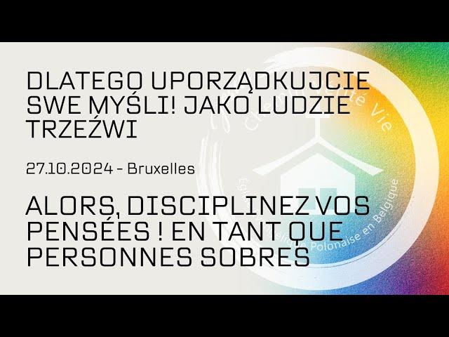 DLATEGO UPORZĄDKUJCIE SWE MYŚLI JAKO LUDZIE TRZEZWI - USŁUGUJE PASTOR ŁUKASZ KISTO  27-10-2024