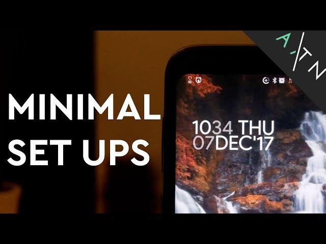 5 Minimal Android Set Ups (Nova Launcher)
