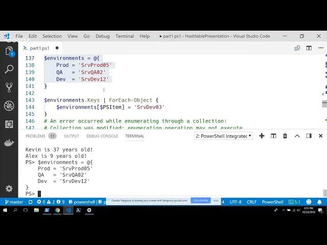 Monthly Meeting Oct 24 - Kevin Marquette - Hashtables