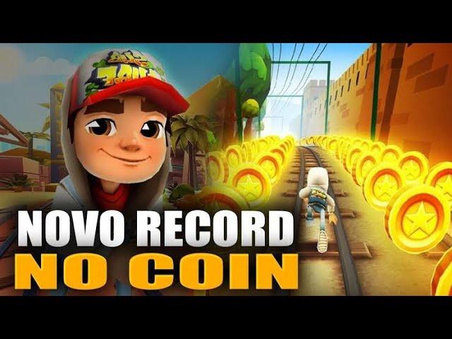 BATENDO RECORDS NO COIN SUBWAY SURFERS AO VIVO MOBILE