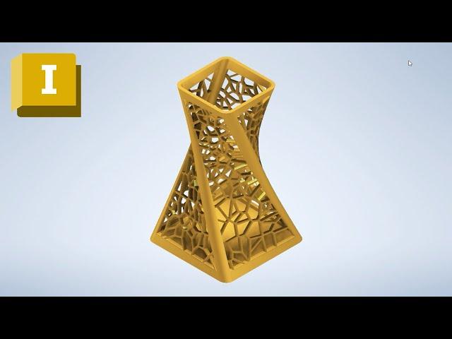 3D Voronoi Studio for Autodesk® Inventor® - Voronoi Vase Tutorial 2