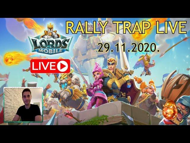 Lords Mobile rally trap baiting live! Enutroph gaming
