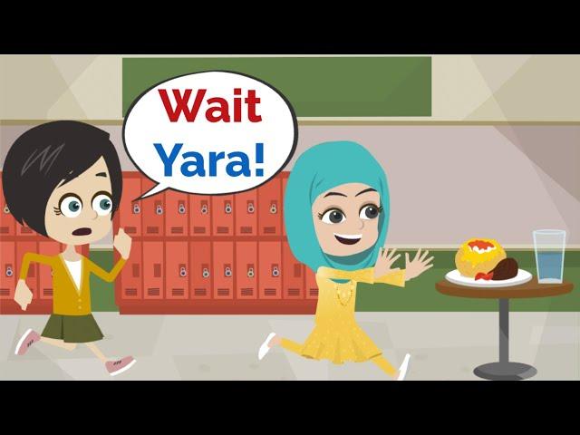 Yara is FASTING and need HELP ... | Basic English conversation | Learn English | Like English