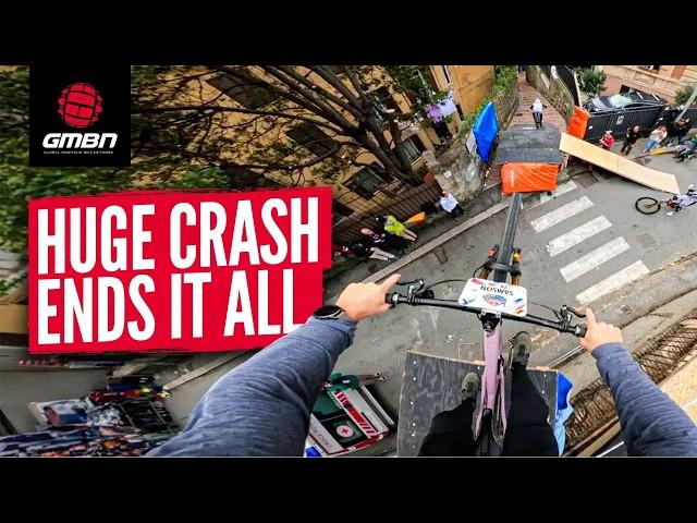 Crazy Urban Downhill Race In The Streets Of Italy