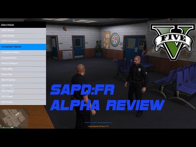 GTA V PC SAPD:FR 0.1a demo review / showcase (Until LSPDFR is released)
