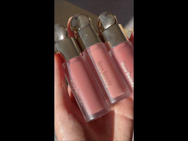 Rare Beauty blush closeup swatches *hope, encourage & believe* (neutral shades!)