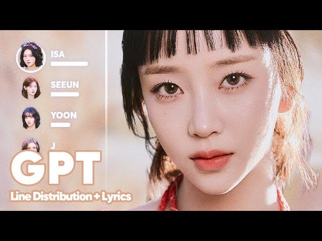 STAYC - GPT (Line Distribution + Lyrics Karaoke) PATREON REQUESTED