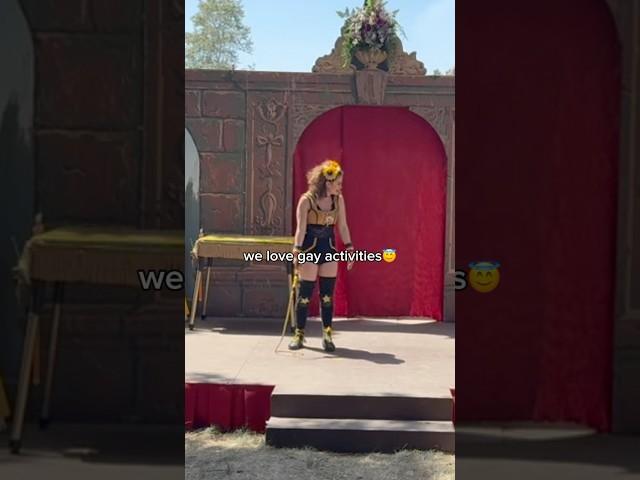 ️‍ Activities on stage  #comedy #circus #renfaire #lgbtq