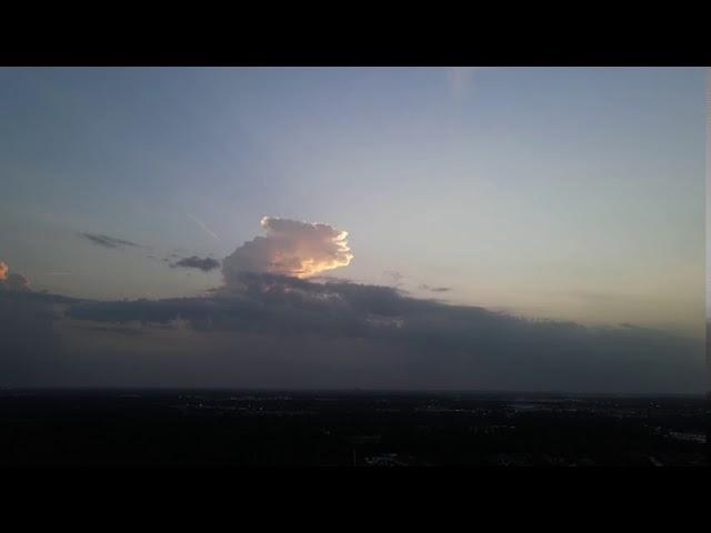 Sunset with Cloud Popping