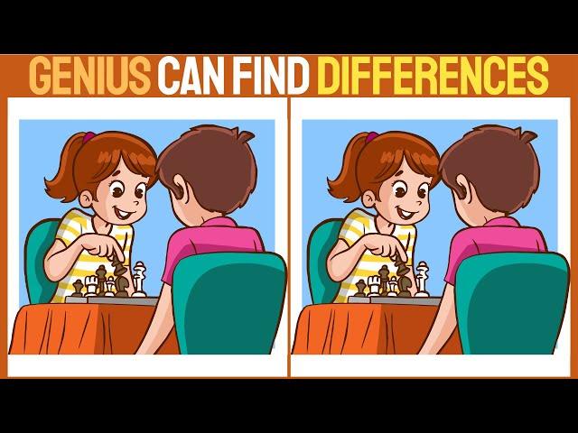 【Find the difference】Genius can find differnces in 90 seconds!!【Spot the difference】