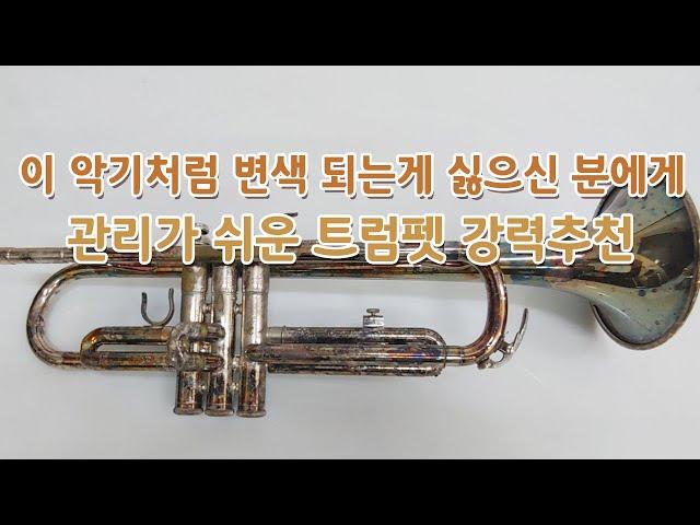 실버 트럼펫 관리 힘드시죠? 도금변색 걱정없는 트럼펫 추천드립니다.