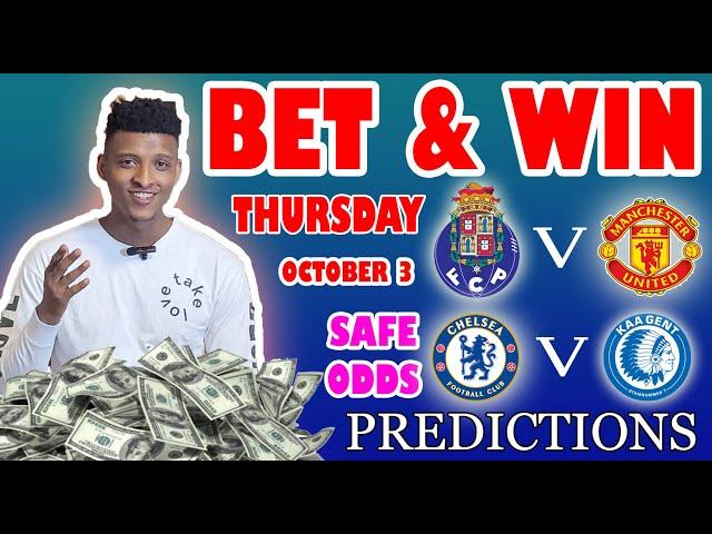 Europa league and conference league Football Prediction Today 03-10-2024 |  Betting tips Today |