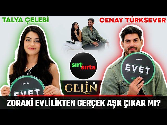 Gelin Dizisi Baş Rolleri Talya Çelebi ve Cenay Türksever Sırt Sırta’da! Düğün, Evlilik, Gelin Dizisi