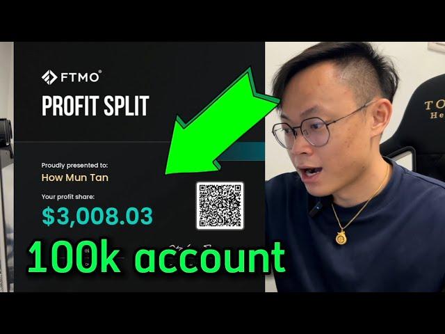 FIRST payout from FTMO (Full Withdrawal Process)