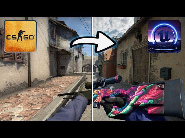 Complete tutorial to importing and editing CSGO stuff in Unreal Engine 5 [maps, models, demos]