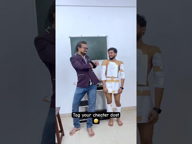 Tag your cheater dost  #comedy #kalusir #funny #exam #cheating
