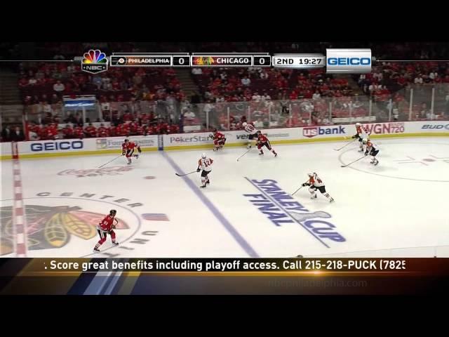 Stanley Cup Finals. Flyers vs Blackhawks (Game 2, 31 may 2010)