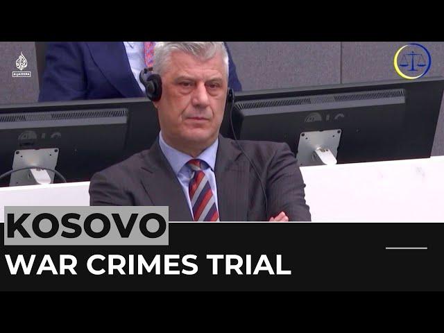 Kosovo Ex-president Hashim Thaci faces war crimes trial on Monday