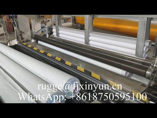 1092 automatic gluing lamination small toilet paper rewinding machine