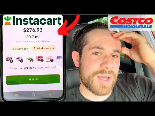 Instacart Shopper is BLESSED with a $276 Costco Order!! (2024)