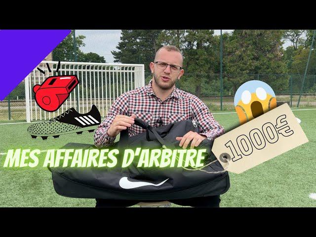 Mes équipements d'arbitre de foot (Jeune Arbitre de Ligue) ️