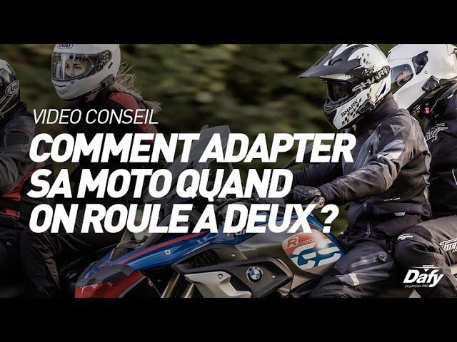 COMMENT PRÉPARER SA MOTO POUR ROULER À DEUX ?