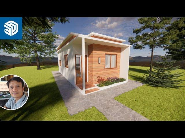 House Design 36 sqm | Highlights SketchUp to Enscape live Rendering