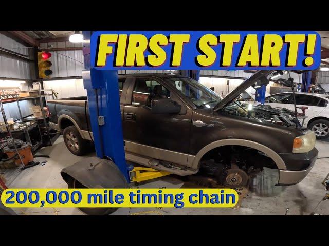 First Start! Total VVT Timing System Rebuild! Ford 5.4 Triton 3 Valve