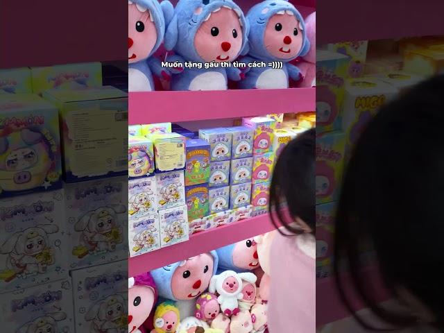Muốn thì đã tìm cách :)))) #bemori #gaubong #gấu bông #capybara