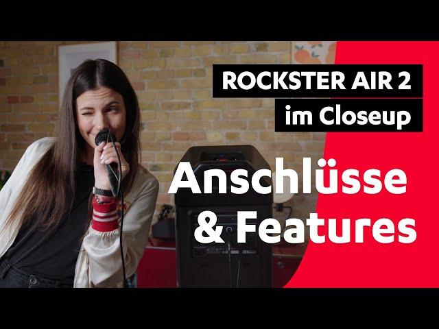 Der mobile Party-Lautsprecher ROCKSTER AIR 2 im Close up  | Teufel Tutorials