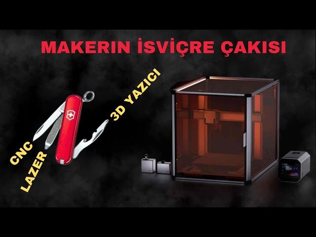 Makerın İsviçre Çakısı: Snapmaker Artisan İncelemesi | 3D Yazıcı + CNC + Lazer