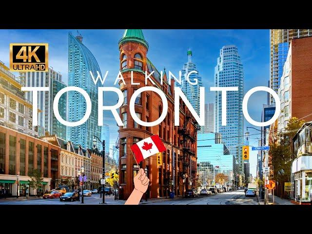  TORONTO, Canada 4K Walking Tour - Downtown Financial District City Walk [4K Ultra HDR/60fps]