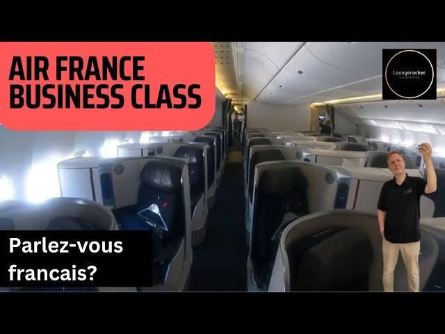 Air France Business Class B777-200 ► unfreiwilliger Sprachkurs inklusive