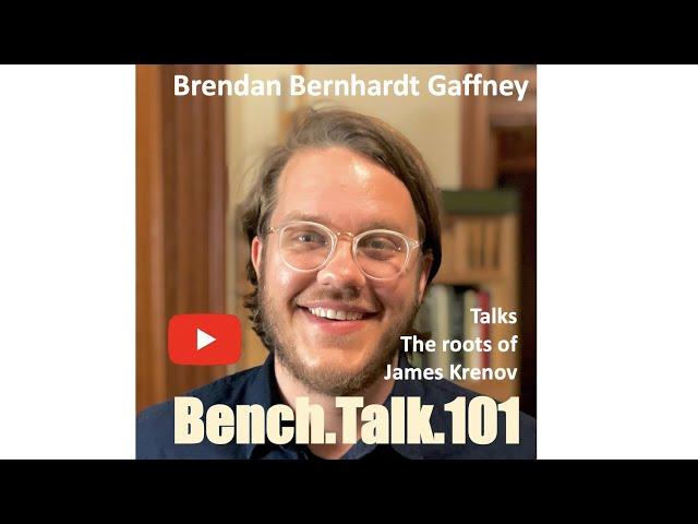 Bench Talk 101 Brendan Bernhardt Gaffney Talks "The Roots of James Krenov"