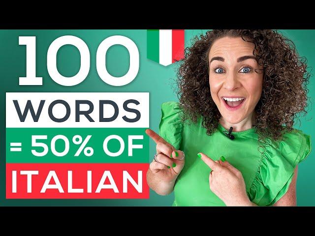 100 MOST Common Italian Words + FREE PDF Pronunciation & Example Sentences