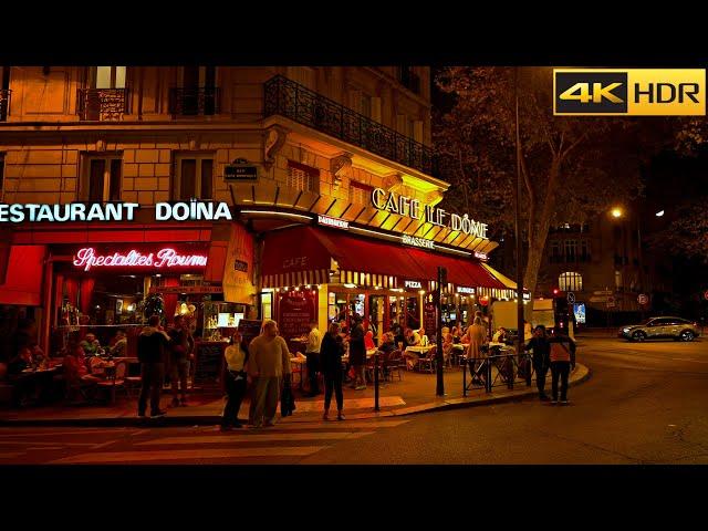 Paris After darkParis, France Night Walking Tour in Autumn - Sep 2022 [4K HDR]