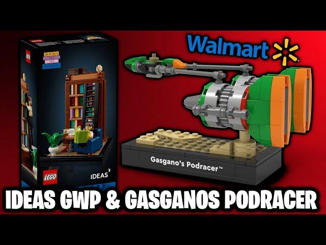 LEGO Ideas 40698 Books are my Passion GWP Leak & Exklusiver Gasganos Podracer | LEGO News