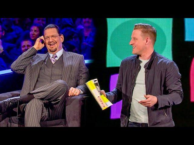 Can a Magician FOOL Penn & Teller with SWORD + PHONE BOOKS?!