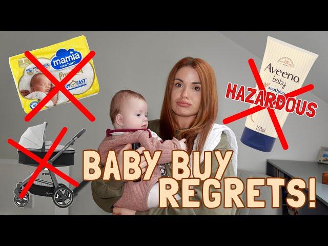 NEWBORN BABY PRODUCTS I REGRET BUYING | UK 2022 | for first time mums