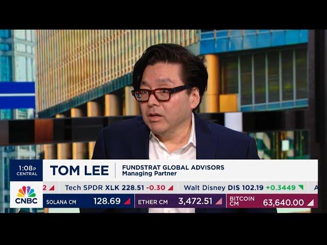 Tom Lee from Fundstrat shares his thoughts on the current state of the market...