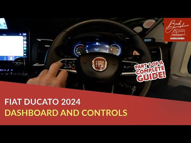 Fiat Ducato 2024 Dashboard And Controls