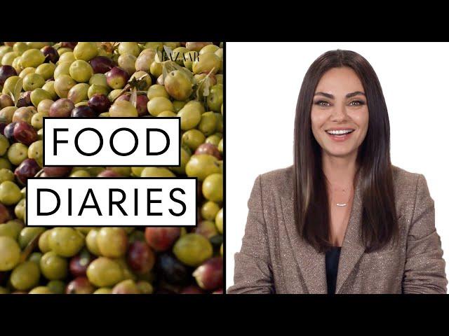 Everything Mila Kunis Eats In A Day | Food Diaries | Harper's BAZAAR