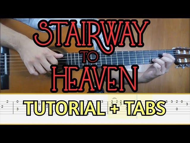 Stairway To Heaven  (Acoustic cover) Fingerstyle | Guitar TABS Tutorial |