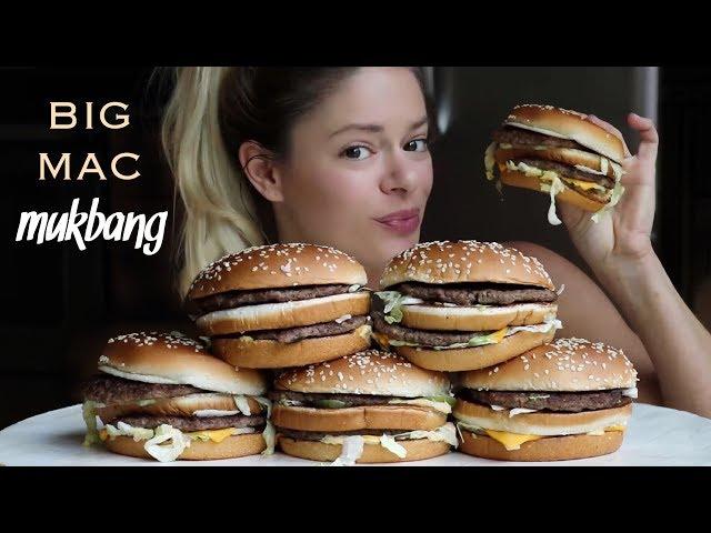 McDonald's Big Mac Challenge Mukbang!