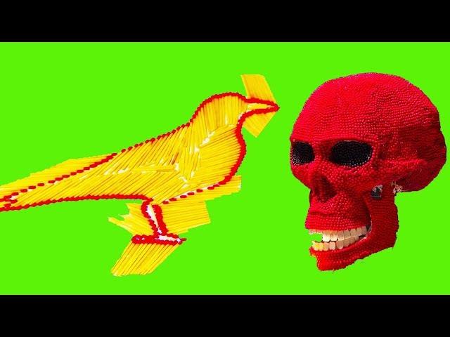Experiment | Match Chain Reaction Amazing Fire Domino #8