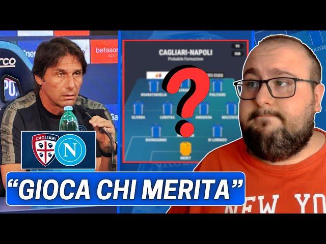 Kvaratskhelia e Lukaku IN DUBBIO? | Conferenza Conte Cagliari-Napoli