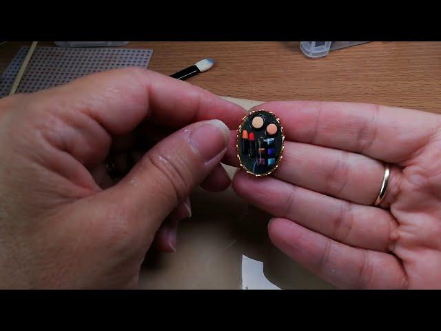 Polymer Clay Tutorial - 1:12 Size Miniature Makeup, Chocolate and Tiles