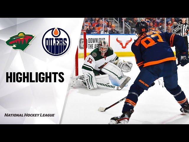 NHL Highlights | Wild @ Oilers 2/21/20